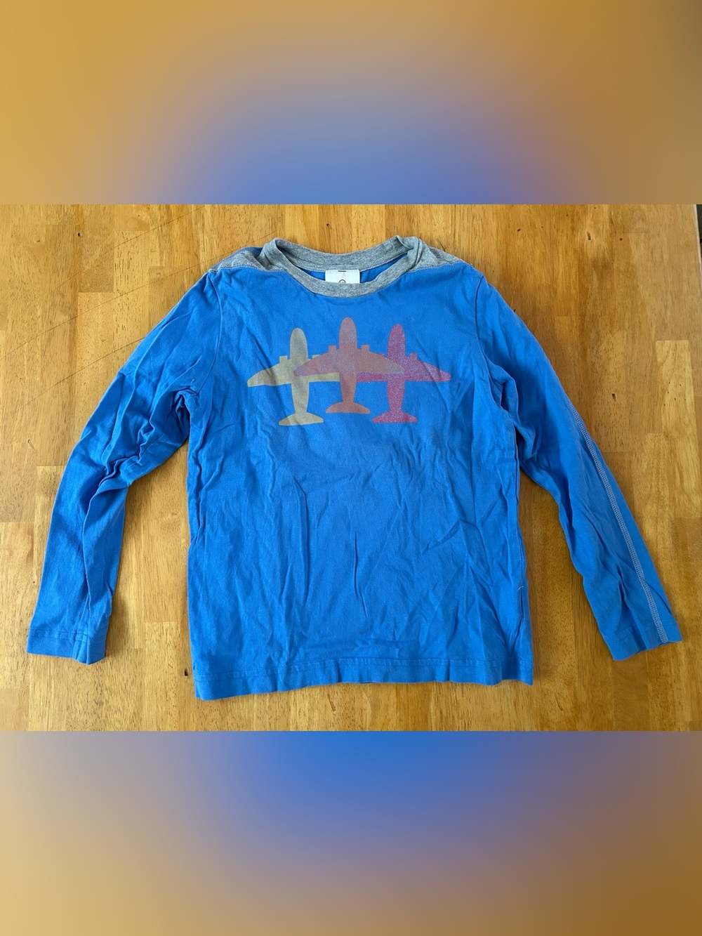 Hannah Andersson Boys Graphic long sleeve tee shirt